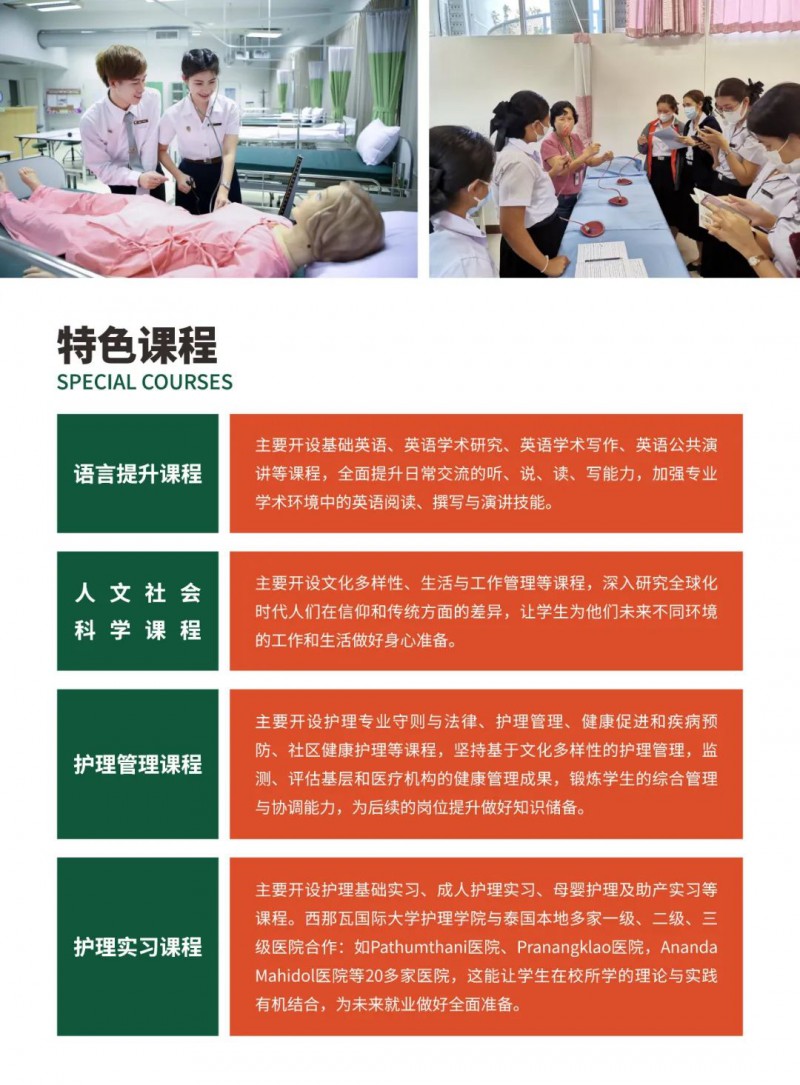 重庆市渝西卫生学校||2024中泰联合培养国际护理本科班招生简章